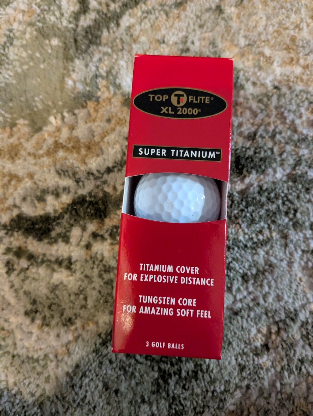 New XL 2000 Super Titanium White Golf Balls - 3 Pack